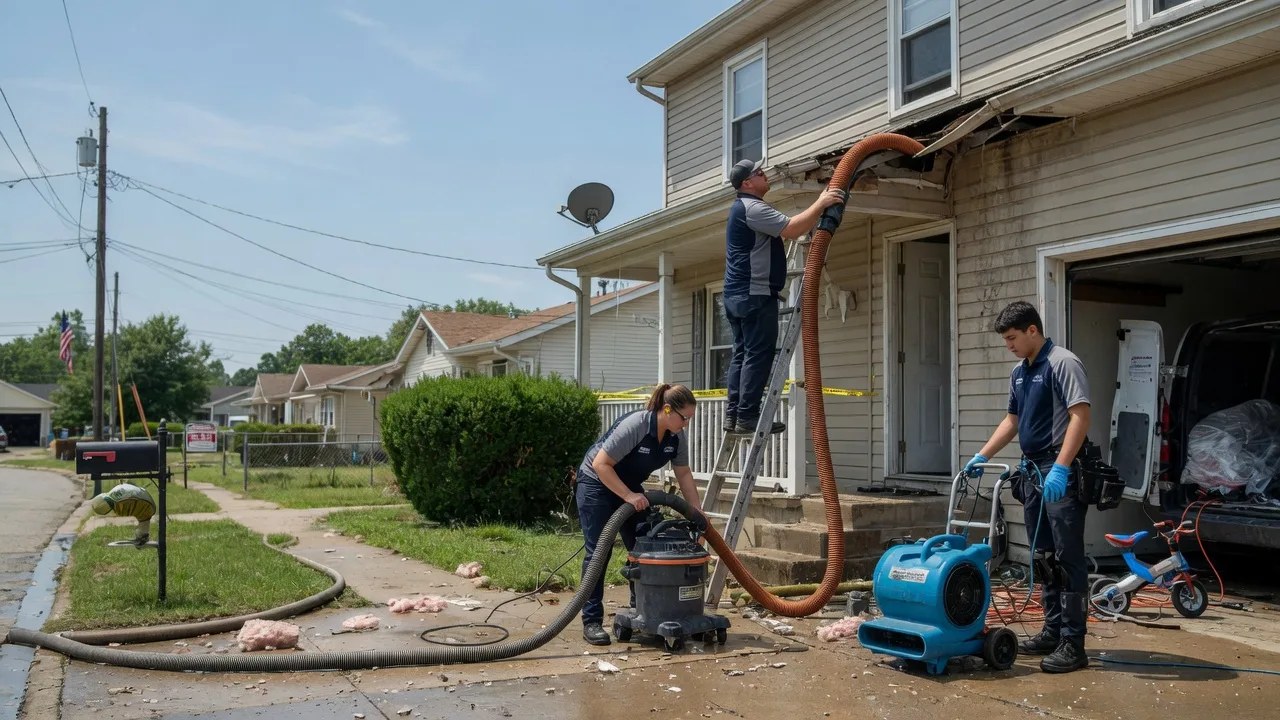 Water Damage Restoration in Elnora, IN near me